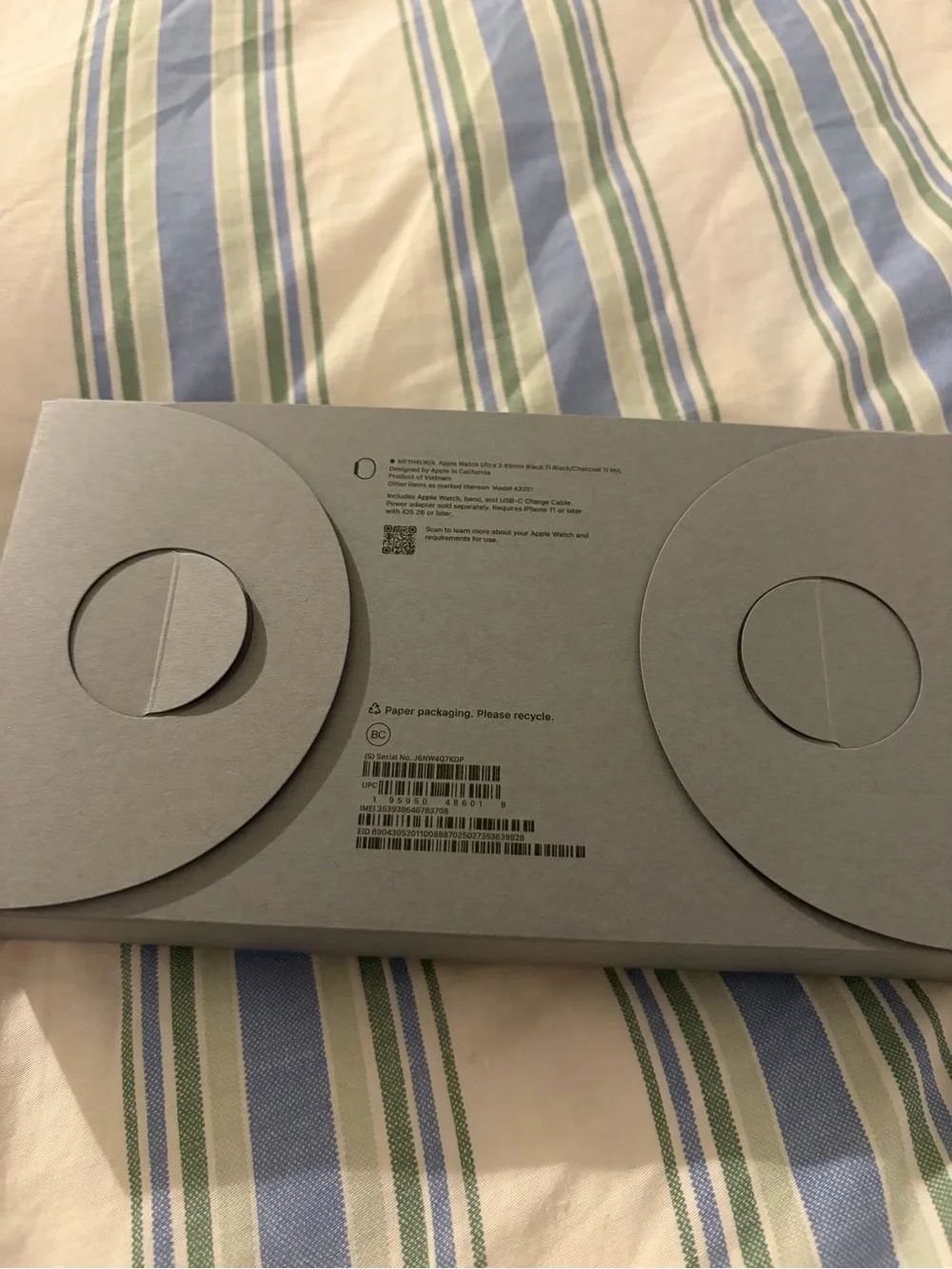 Apple Watch Ultra 3 brand new black trail loop 49mm